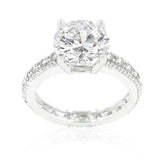 Micro-pave Cubic Zirconia Engagement Ring - JGI - Flyclothing LLC