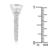 Micro-pave Cubic Zirconia Engagement Ring - JGI - Flyclothing LLC