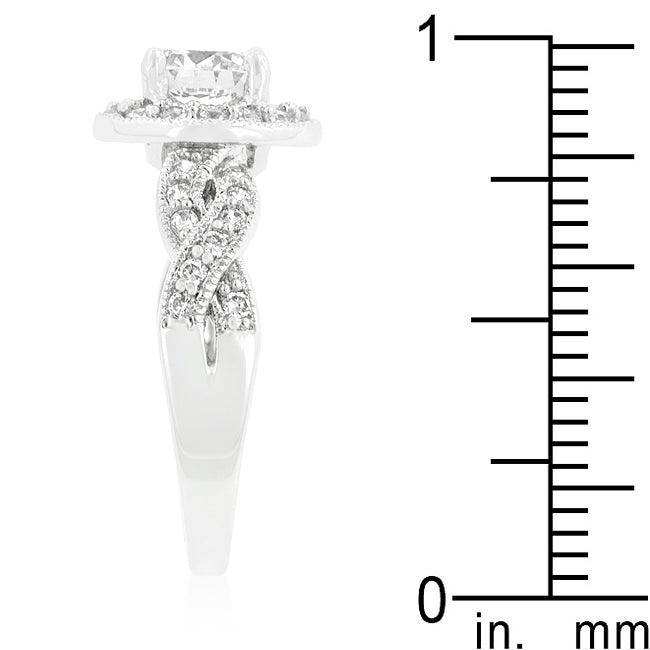 Round Cut Halo Engagement Ring - JGI - Flyclothing LLC