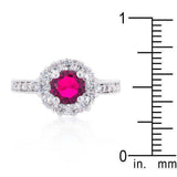 Bella Birthstone Engagement Ring in Pink - JGI - Flyclothing LLC