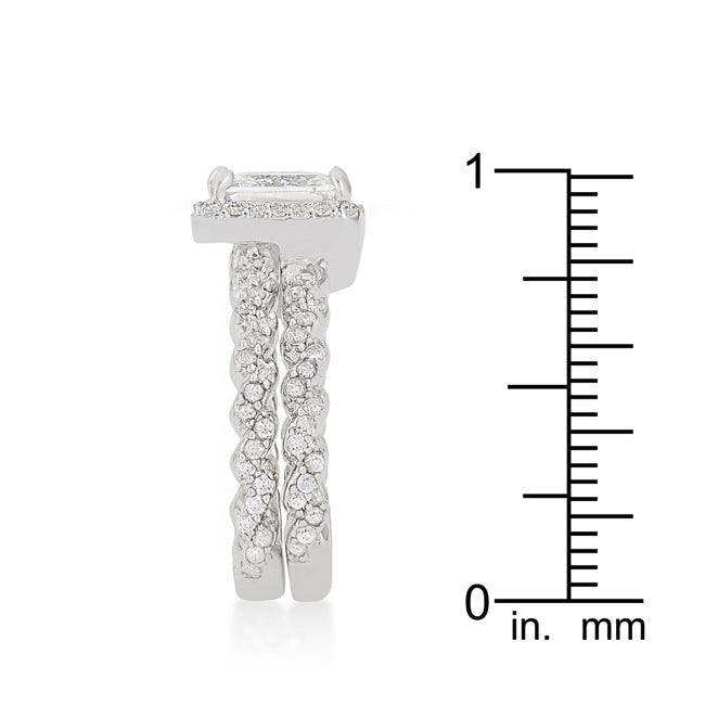 Halo Radiant Wedding Set - JGI - Flyclothing LLC