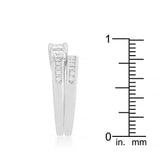 Three Stone Wedding Ring Set - JGI - Flyclothing LLC