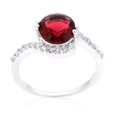 Red Swirling Engagement Ring - JGI - Flyclothing LLC