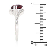 Red Swirling Engagement Ring - JGI - Flyclothing LLC