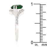 Green Swirling Engagement Ring - JGI - Flyclothing LLC