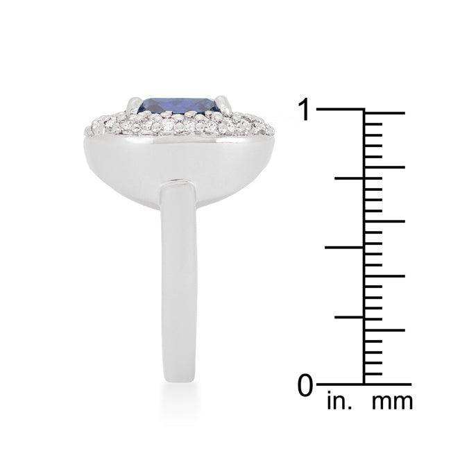 Micropave Lavender Purple Bridal Cocktail Ring - JGI - Flyclothing LLC
