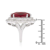 Red Cocktail Crest Ring - JGI - Flyclothing LLC