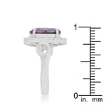 Amethyst Halo Cocktail Ring - JGI - Flyclothing LLC