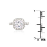 Halo Style Cushion Cut Engagement Ring - JGI - Flyclothing LLC