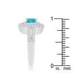 Micro-Pave Aqua Vintage Ring - JGI - Flyclothing LLC