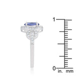 Tanzanite Halo Pave Cocktail Ring - JGI - Flyclothing LLC