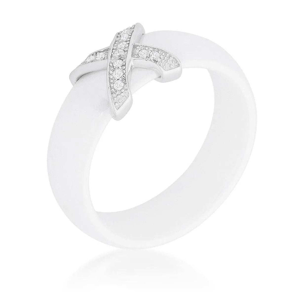 Modern Classic X Ring - White - JGI - Flyclothing LLC