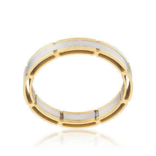 Two Tone Band Ring - JGI - Flyclothing LLC
