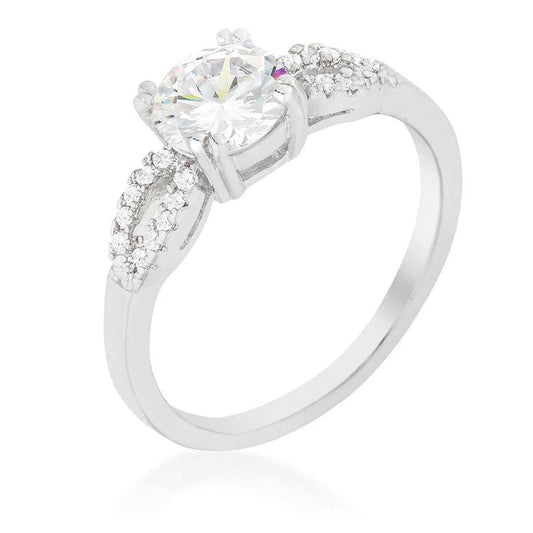 Round Solitaire Engagement Ring - JGI - Flyclothing LLC