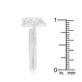 Halo Solitaire Pear Engagement Ring - JGI - Flyclothing LLC