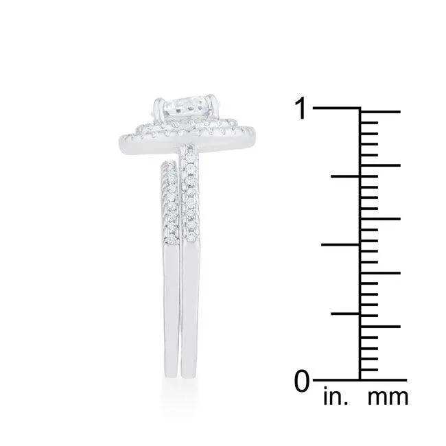 Pave Round Wedding Ring Set - JGI - Flyclothing LLC