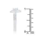 Pave Round Wedding Ring Set - JGI - Flyclothing LLC