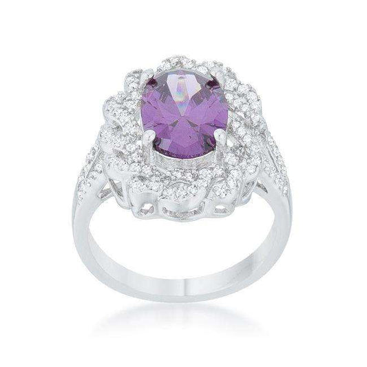 Amethyst Oval Classic Ring - JGI - Flyclothing LLC