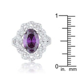 Amethyst Oval Classic Ring - JGI - Flyclothing LLC