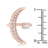 Luna .75ct CZ Rose Gold Delicate Ring - JGI - Flyclothing LLC