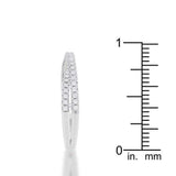 Mara 0.4ct CZ Rhodium Intertwined Simple Ring - JGI - Flyclothing LLC