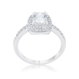 Serena 1.5ct Clear CZ Rhodium Art Deco Ring - JGI - Flyclothing LLC