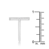 Sharna 12ct CZ Rhodium Parallel Contemporary Ring - JGI - Flyclothing LLC