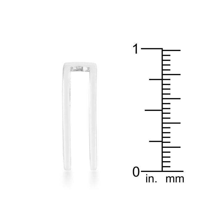 Jenn 0.2ct CZ Rhodium Pave Parallel Ring - JGI - Flyclothing LLC