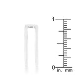 Jenn 0.2ct CZ Rhodium Pave Parallel Ring - JGI - Flyclothing LLC