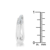 Laurie 0.2ct CZ Rhodium Contemporary Trio Band Ring - JGI - Flyclothing LLC
