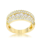 Luna 1.1ct CZ 14k Gold Classic Band Ring - JGI - Flyclothing LLC