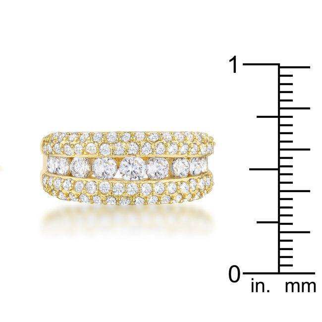 Luna 1.1ct CZ 14k Gold Classic Band Ring - JGI - Flyclothing LLC