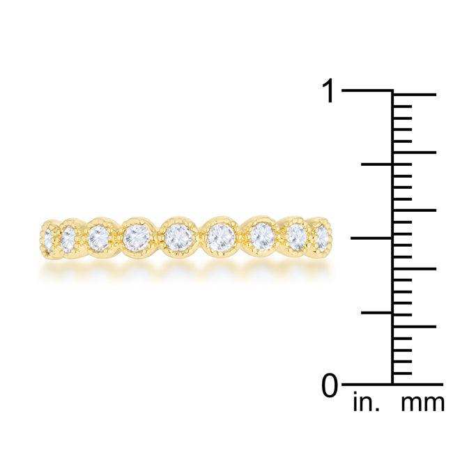 Bea 0.27ct CZ 14k Gold Delicate Band - JGI - Flyclothing LLC