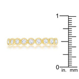 Bea 0.27ct CZ 14k Gold Delicate Band - JGI - Flyclothing LLC
