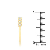 Bea 0.27ct CZ 14k Gold Delicate Band - JGI - Flyclothing LLC