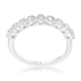 Bea 0.27ct CZ Rhodium Delicate Band - JGI - Flyclothing LLC