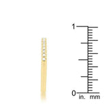Rina 0.11ct CZ 14k Gold Delicate Band Ring - JGI - Flyclothing LLC