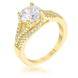 Irine 2.3ct CZ 14k Gold Classic Ring - JGI - Flyclothing LLC