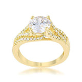 Irine 2.3ct CZ 14k Gold Classic Ring - JGI - Flyclothing LLC