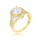 Marylin 2.5ct CZ 14k Gold Classic Ring - JGI - Flyclothing LLC