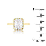 Mariane 2ct CZ 14k Gold Classic Ring - JGI - Flyclothing LLC