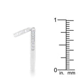 Snowflake 0.35ct CZ Rhodium Simple Holiday Charm Band Ring - JGI - Flyclothing LLC