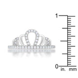 Madeline 0.2ct Rhodium Simple Crown Ring - JGI - Flyclothing LLC