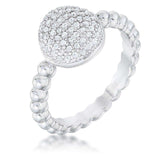 Stunning CZ Rhodium Ring - JGI - Flyclothing LLC