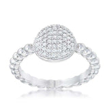 Stunning CZ Rhodium Ring - JGI - Flyclothing LLC