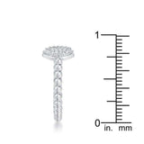 Stunning CZ Rhodium Ring - JGI - Flyclothing LLC