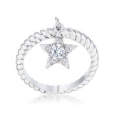 Cubic Zirconia Star Charm Fashion Ring - JGI - Flyclothing LLC