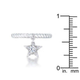 Cubic Zirconia Star Charm Fashion Ring - JGI - Flyclothing LLC