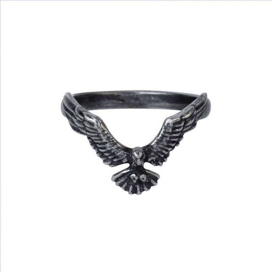 Alchemy Gothic Ravenette Ring - Alchemy Gothic - Flyclothing LLC
