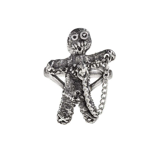 Alchemy Gothic Jewelry Voodoo Doll Ring - Alchemy Gothic - Flyclothing LLC